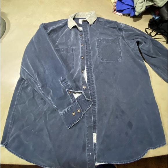 American Eagle button up, blue - Picture 1 of 3